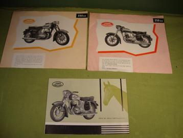 JAWA 250CC, 350CC EN OVERZICHTFOLDER 125-350CC beschikbaar voor biedingen