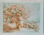 Poster Ida ter Haar Romantisch tafereel teddybeer bloemen, Verzamelen, Posters, Ophalen of Verzenden, Zo goed als nieuw