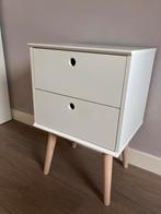 Jysk wit nachtkastje, Huis en Inrichting, Ophalen of Verzenden, Zo goed als nieuw, Minder dan 45 cm