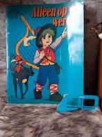 Alleen op de wereld  vintage prentenboek met 3d bril complee, Ophalen of Verzenden, Gelezen