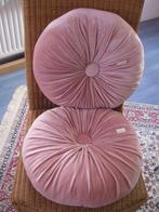 € 10 voor deze 2 kussens * rond 40 cm * SoleVito *, Huis en Inrichting, Woonaccessoires | Kussens, Ophalen of Verzenden, Zo goed als nieuw