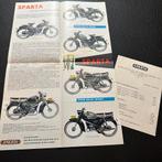 SPARTA 1961 (#21) Bromfiets folder, Ophalen of Verzenden, Gelezen, Folder