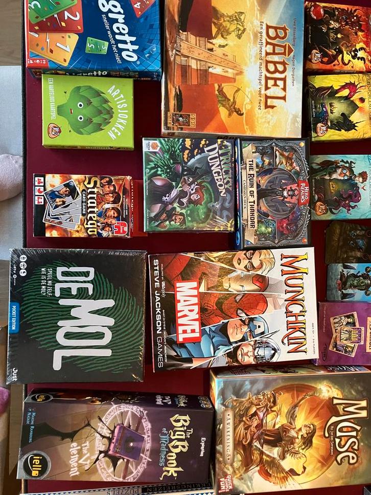 Grote Collectie Bordspellen - Kastopruiming!, Hobby en Vrije tijd, Gezelschapsspellen | Bordspellen, Zo goed als nieuw, Een of twee spelers