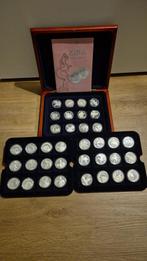 Zilveren Chinese Munten Collectie 36 stuks, Ophalen of Verzenden, Buitenland, Munten