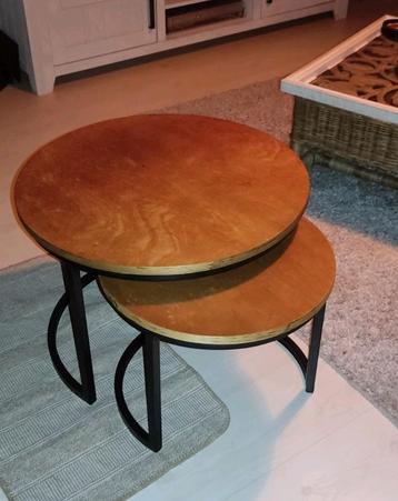 Salontafel set, of als bijzet tafeltjes. WEG=WEG! beschikbaar voor biedingen