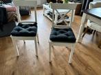 2 IKEA stoelen, Huis en Inrichting, Stoelen, Twee, Gebruikt, Wit, Hout