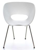 Vitra Tom Vac vierpoot wit, Ophalen, Gebruikt, Wit, Eén