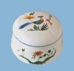 Gien Oiseaux de Paradis faience bonboniere izgst dekselpot, Ophalen of Verzenden, Zo goed als nieuw, Porselein, Overige stijlen