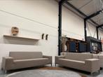 2 Nieuw Gelderland 6511 Bankstel 3 & 2,5 Andes Taupe Bank, 75 tot 100 cm, Ophalen of Verzenden, Rechte bank, Gelderland