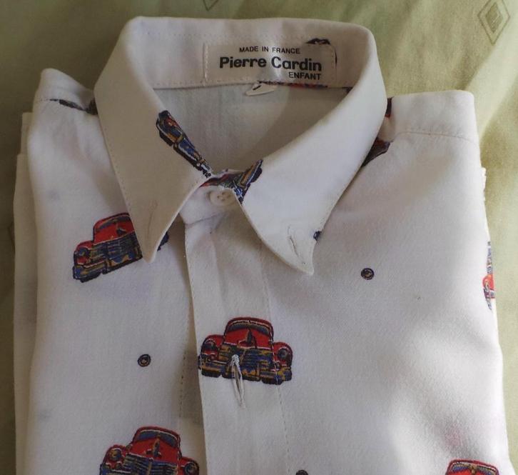 Overhemd / blouse Pierre Cardin auto's mt 116 / 122; 6 jaar, Kinderen en Baby's, Kinderkleding | Maat 116, Zo goed als nieuw, Jongen of Meisje