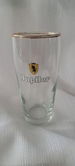 JUPILER glas, oude logo, 14 cm hoog, Ophalen of Verzenden, Zo goed als nieuw, Bierglas