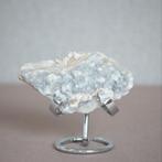 Chalcedoon met kwarts op standaard, Ophalen of Verzenden, Mineraal