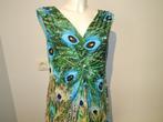 Joseph Ribkoff stretch jurk pracht print pauw veren print 42, Overige kleuren, Verzenden, Maat 42/44 (L), Joseph Ribkoff