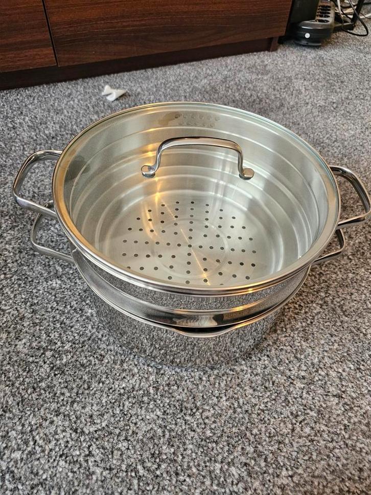 Masterchef Stoompan, Huis en Inrichting, Keuken | Keukenbenodigdheden, Zo goed als nieuw, Ophalen of Verzenden