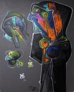 " Sol Naciente "XXL Acrylschilderij van Simeon Gonzales, Antiek en Kunst, Ophalen of Verzenden