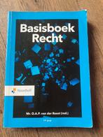Basisboek recht, Ophalen of Verzenden, Alpha, Zo goed als nieuw, HBO