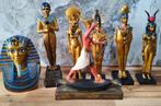 Egyptische beeldjes goud 24cm & 55cm, Ophalen of Verzenden, Zo goed als nieuw