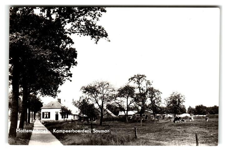 Hattemerbroek, Kampeerboerderij Souman, Verzamelen, Ansichtkaarten | Nederland, Ongelopen, Gelderland, 1960 tot 1980, Verzenden