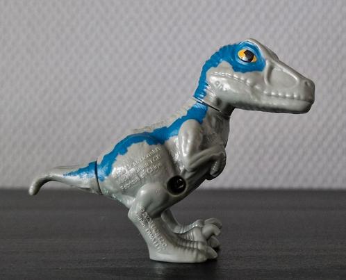 Jurassic World Happy Meal Dino Velociraptor (Blue), Kinderen en Baby's, Speelgoed | Actiefiguren, Gebruikt, Verzenden