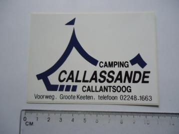 sticker oud Callantsoog Callassande camping camper retro beschikbaar voor biedingen