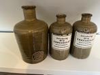 Set van 3 decoratieve vazen, Ophalen, Gebruikt, Aardewerk of Porselein, Minder dan 50 cm