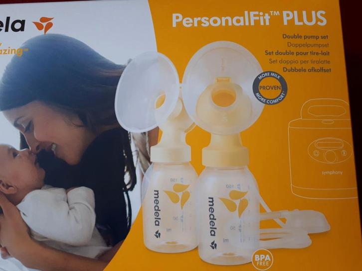 Medela dubbele borst afkolfset- maat 27mm, Kinderen en Baby's, Babyvoeding en Toebehoren, Zo goed als nieuw, Borstkolf, Ophalen of Verzenden