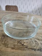 Grote zware glazen schaal, Ophalen of Verzenden, Rond, Glas