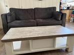 Bank, Huis en Inrichting, Banken | Bankstellen, Ophalen, Gebruikt, Tweepersoons, 75 tot 100 cm