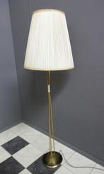 50 60 jaren vloer LAMP 3 stangen ronde grote stoffen kap, Huis en Inrichting, Lampen | Vloerlampen, 150 tot 200 cm, Gebruikt, Vintage