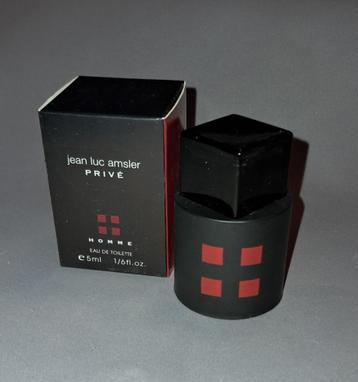 Luxe parfum mini - Jean Luc amsler prive homme + doosje beschikbaar voor biedingen