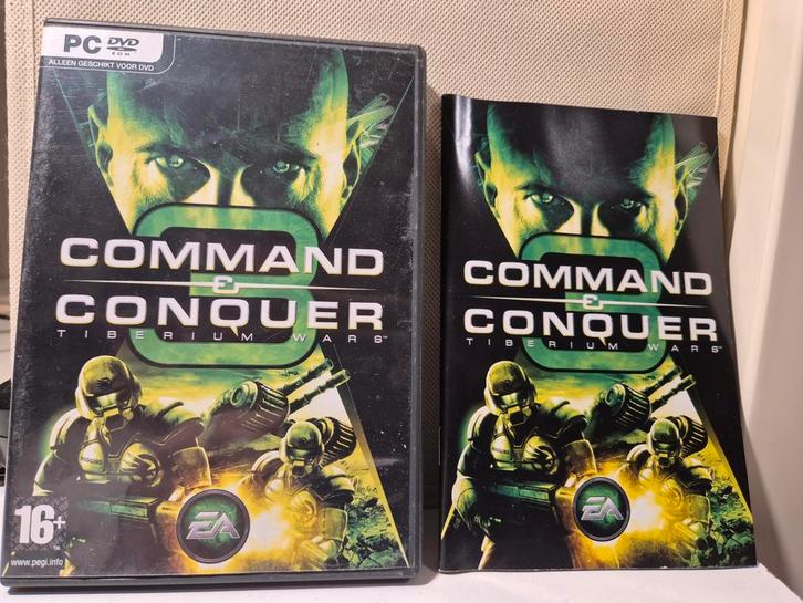 Command & Conquer 3 Tiberium Wars PC, Spelcomputers en Games, Games | Pc, Zo goed als nieuw, Strategie en Constructie, 1 speler