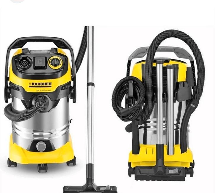 Kärcher WD6 Bouw- / Waterstofzuiger te Huur, Tuin en Terras, Hogedrukreinigers, Elektrisch, Ophalen