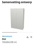 Ikea Pax kast met planken, Ophalen, Kunststof, 100 tot 150 cm, 200 cm of meer