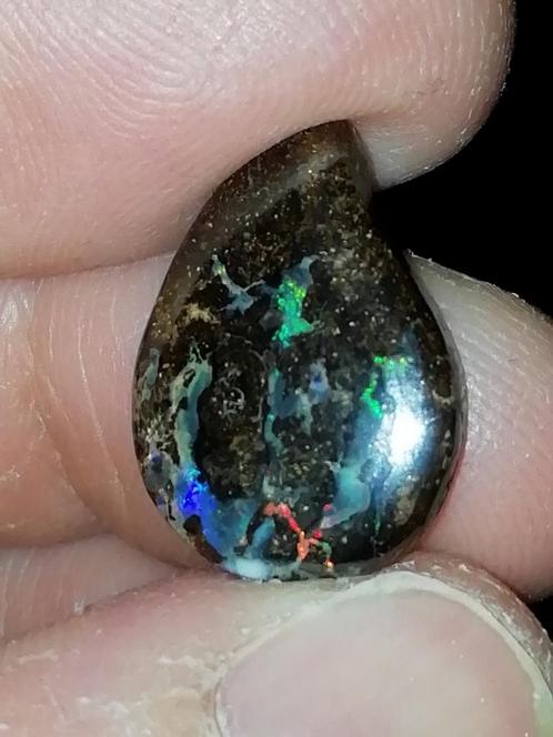 Boulder opaal, Sieraden, Tassen en Uiterlijk, Edelstenen, Zo goed als nieuw, Ophalen of Verzenden