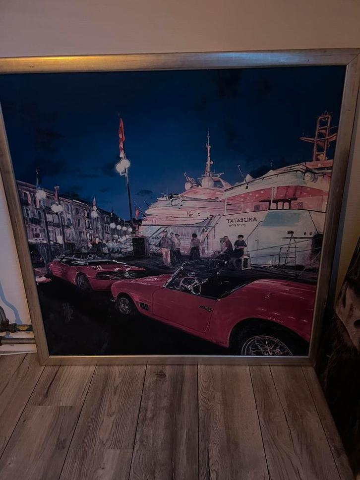 Joachim Stellmann | St. Tropez schilderij, Huis en Inrichting, Woonaccessoires | Schilderijen, Tekeningen en Foto's, Zo goed als nieuw