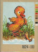 Cado voorbedrukt borduurstramien, eendje met vis 1824-111, Ophalen of Verzenden, Nieuw, Handborduren, Borduurpakket