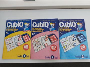 2x CUBIQ BOEKJES IN NIEUWSTAAT, TAAL 1+2, uitdagend+leerzaam beschikbaar voor biedingen