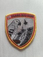 322 squadron 80 years patch groot, Verzamelen, Ophalen of Verzenden, Zo goed als nieuw, Patch, Badge of Embleem