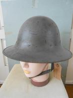 Britse Civil Defence helmet WO2 staalhelm "Zuckermann" 1941, Verzamelen, Ophalen of Verzenden, Helm of Baret, Engeland, Landmacht