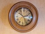 Selva Quartz Wandklok - Licht Eiken, Huis en Inrichting, Woonaccessoires | Klokken, Ophalen of Verzenden, Gebruikt, Analoog, Wandklok