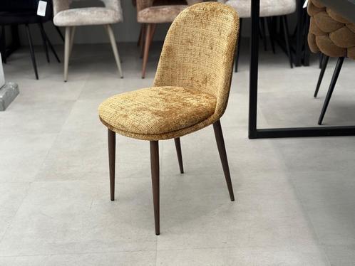 Egg Chair Gold, Cream, Mink, Caramel meegespoten pootjes, Huis en Inrichting, Stoelen, Nieuw, Vijf, Zes of meer stoelen, Kunststof