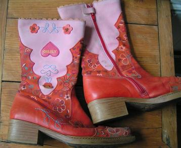 vintage hippie laarzen Oilily maat 39 nr LL 676 beschikbaar voor biedingen