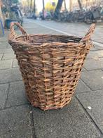 Rieten mand, Huis en Inrichting, Woonaccessoires | Schalen en Manden, Ophalen, Zo goed als nieuw, Rond, Riet