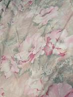 1547 Vintage jaren 80 bloemengordijn overgordijn gordijnen, Ophalen of Verzenden, Zo goed als nieuw, 200 cm of meer, 200 cm of meer