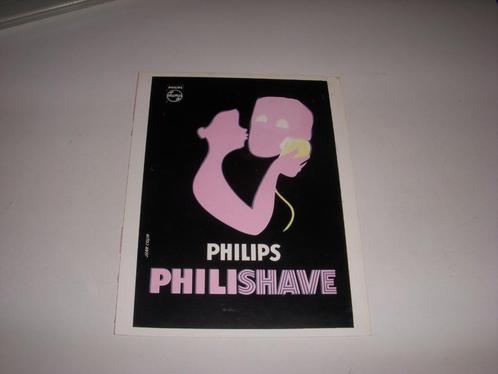 Leuk oud vloeiblad Philips Philishave, Verzamelen, Merken en Reclamevoorwerpen, Gebruikt, Gebruiksvoorwerp, Ophalen of Verzenden