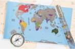 Scratch world map, Huis en Inrichting, 50 tot 75 cm, Nieuw, Ophalen of Verzenden, Schilderij