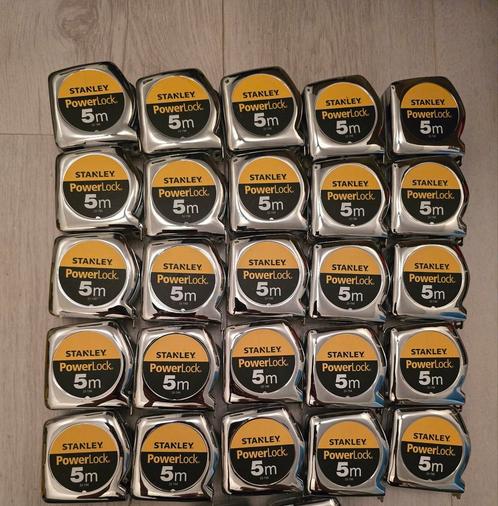 25 stuks Stanley Powerlock rolmaat 5 mtr, Doe-het-zelf en Verbouw, Meetapparatuur, Nieuw, Ophalen of Verzenden