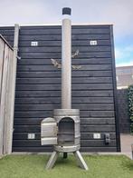 RVS Terraskachel/ Tuinhaard gemaakt uit een 50L bierfust, Tuin en Terras, Tuinhaarden, Ophalen