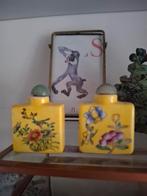 2 Chinese Oude Snuffbottles - Handbeschilderd & Gemerkt, Antiek en Kunst, Ophalen of Verzenden