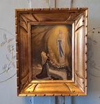 Vintage religieuze prent in gouden lijst, Verzenden